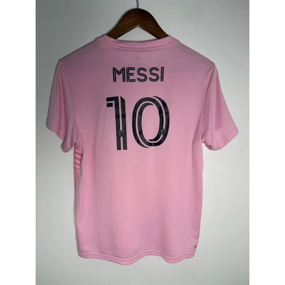 Adidas Inter Miami CF Messi 10‎ Pink Jersey Mens Medium Soccer Shirt JJ2592